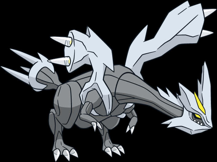 Legendary Pokemon Kyurem Black Forme PNG image