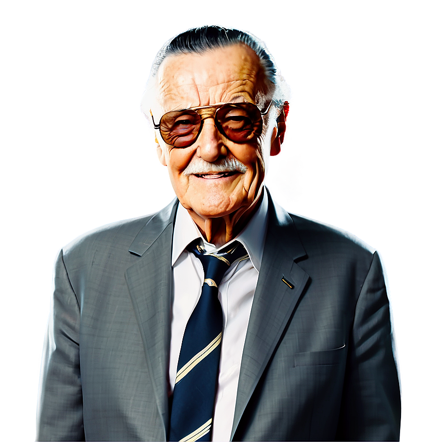 Legendary Stan Lee Illustration Png Ccg PNG image