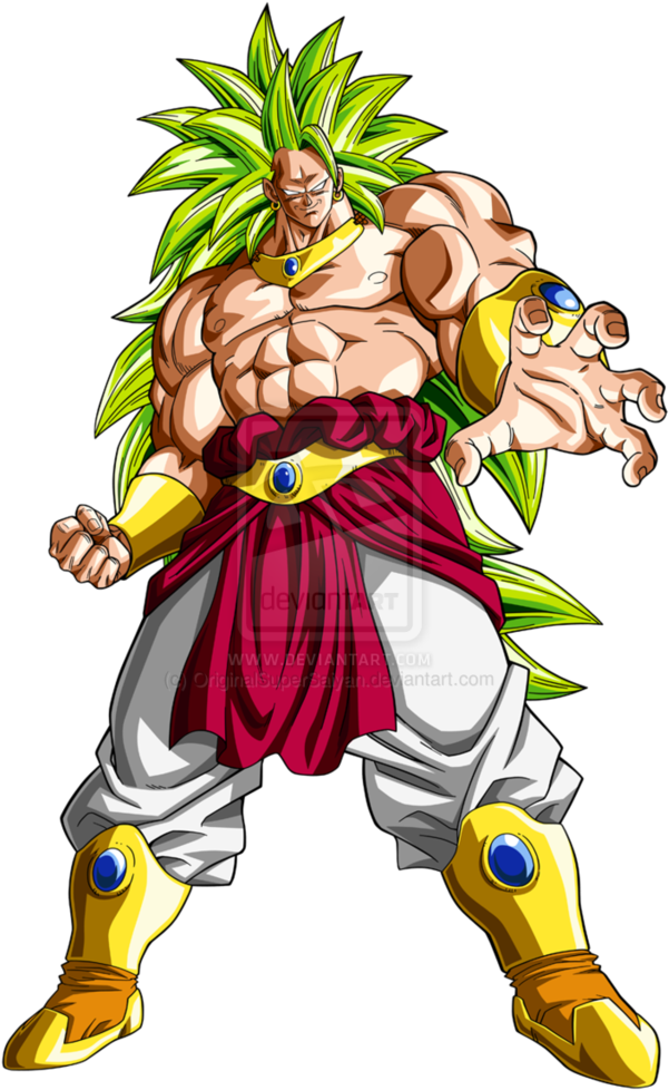 Legendary Super Saiyan Broly Illustration.png PNG image