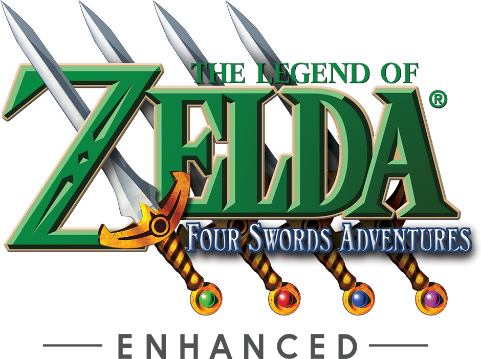 Legendof Zelda Four Swords Logo PNG image