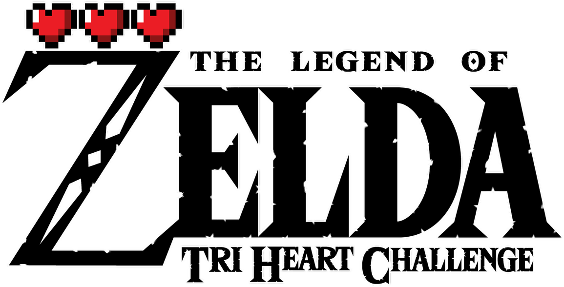 Legendof Zelda Tri Heart Challenge Logo PNG image