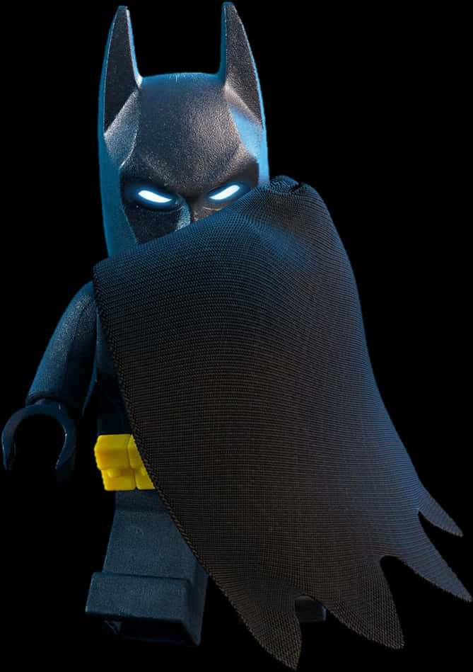 Lego Batman Glaring Eyes PNG image