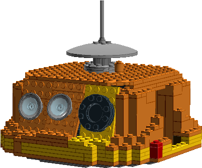 Lego Chopper Star Wars Droid PNG image