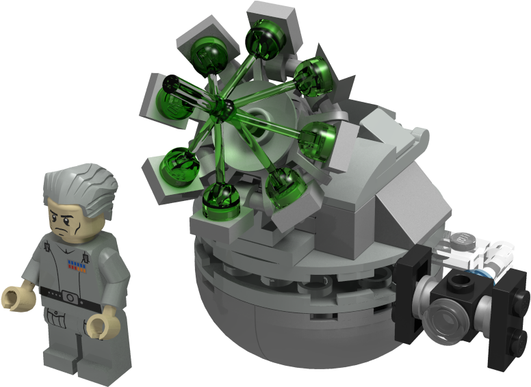 Lego Death Star Scene PNG image