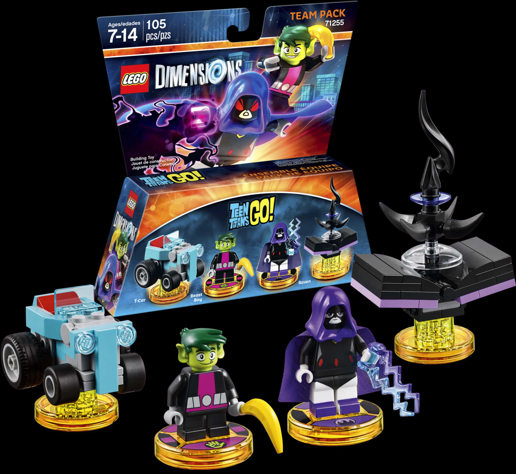 Lego Dimensions Teen Titans Go Pack PNG image