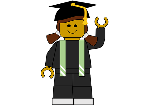 Lego Female Figurewith Tools PNG image