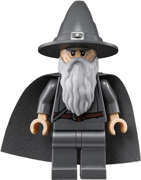 Lego Gandalf Figure PNG image