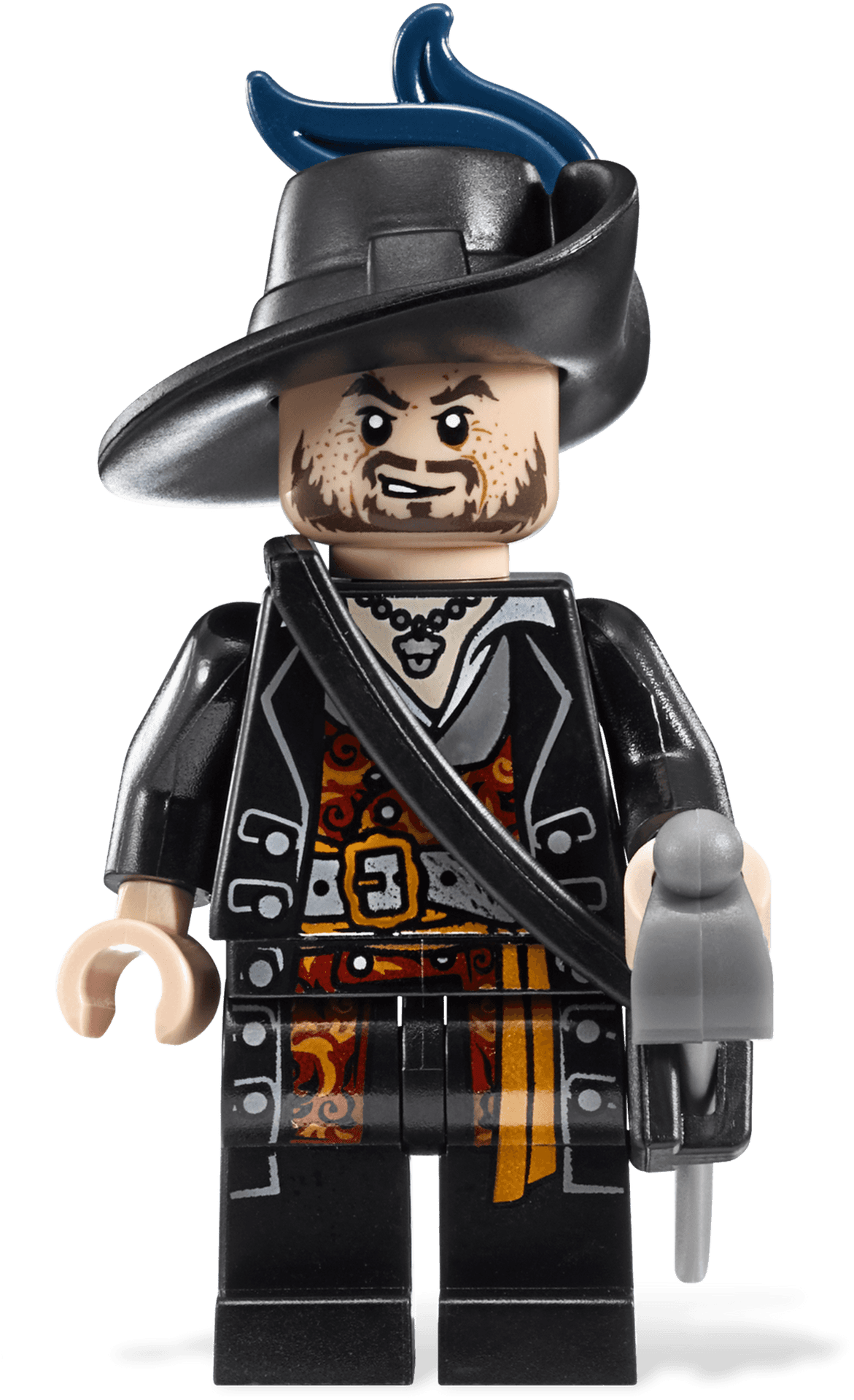 Lego Jack Sparrow Figure PNG image