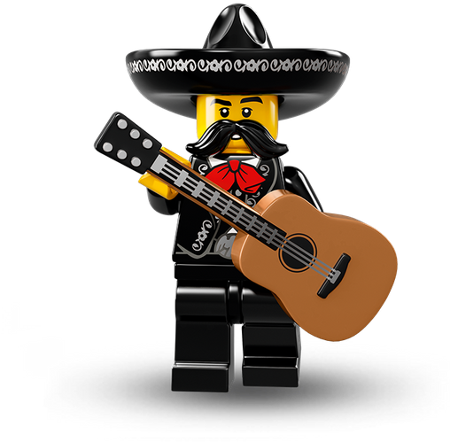 Lego Mariachiwith Guitar PNG image