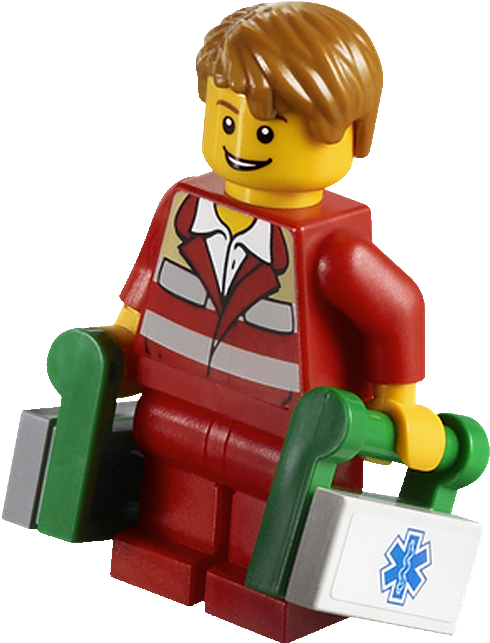 Lego Paramedicin Action PNG image
