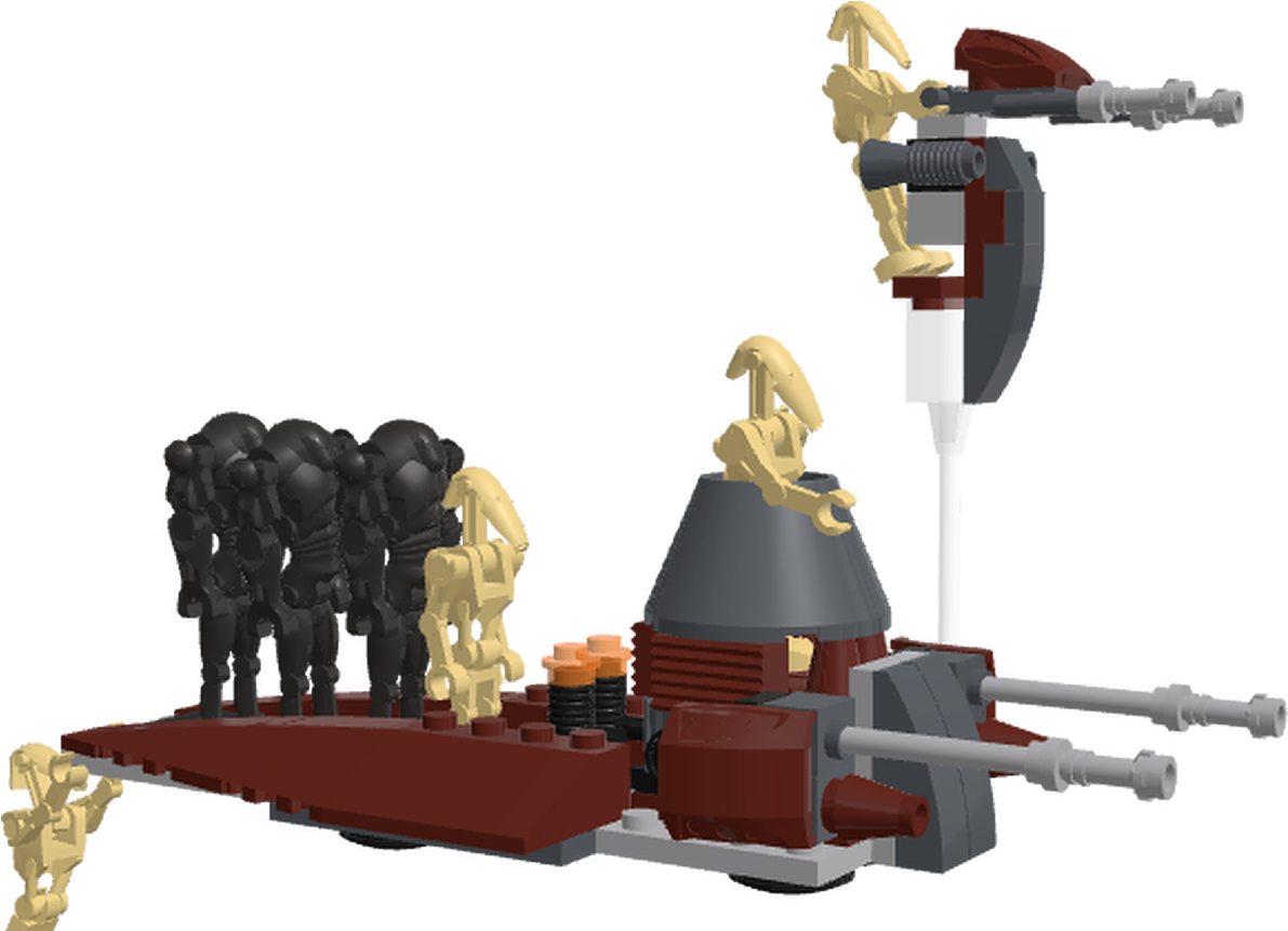 Lego Star Wars Droid Army Formation PNG image