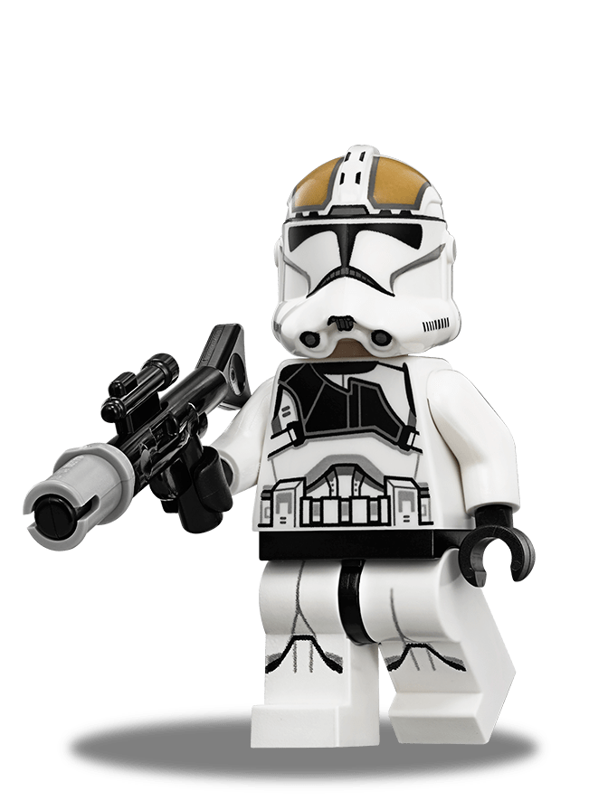 Lego Stormtrooper With Blaster Toy PNG image