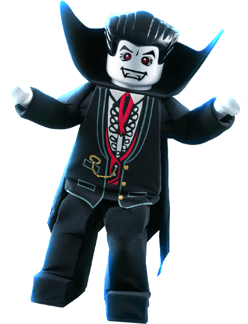 Lego Vampire Figure Haunted House Theme PNG image