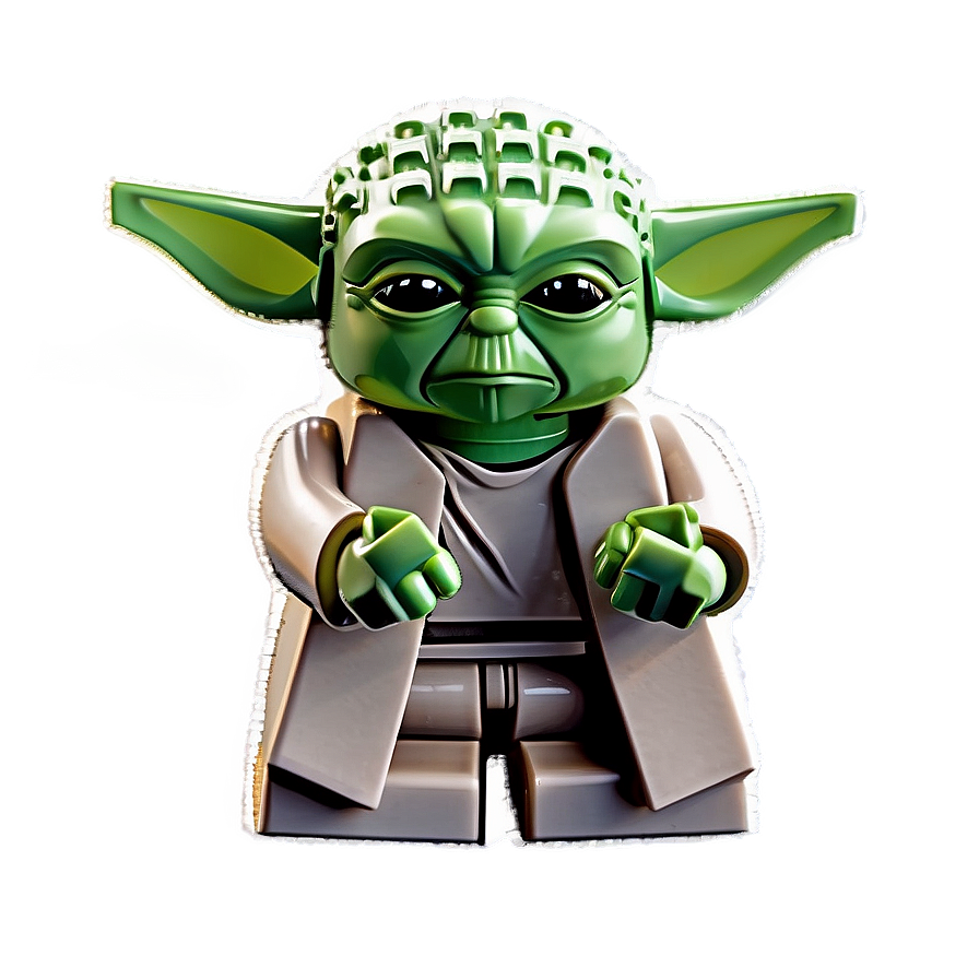 Lego Yoda Art Project Png 06282024 PNG image