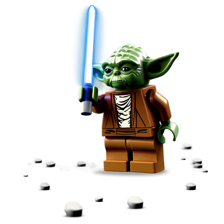 Lego Yoda Brick Figure Png 06282024 PNG image