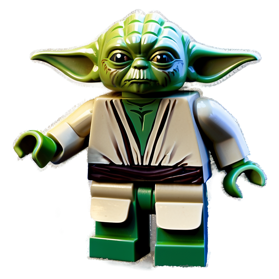 Lego Yoda Toy Version Png 06282024 PNG image