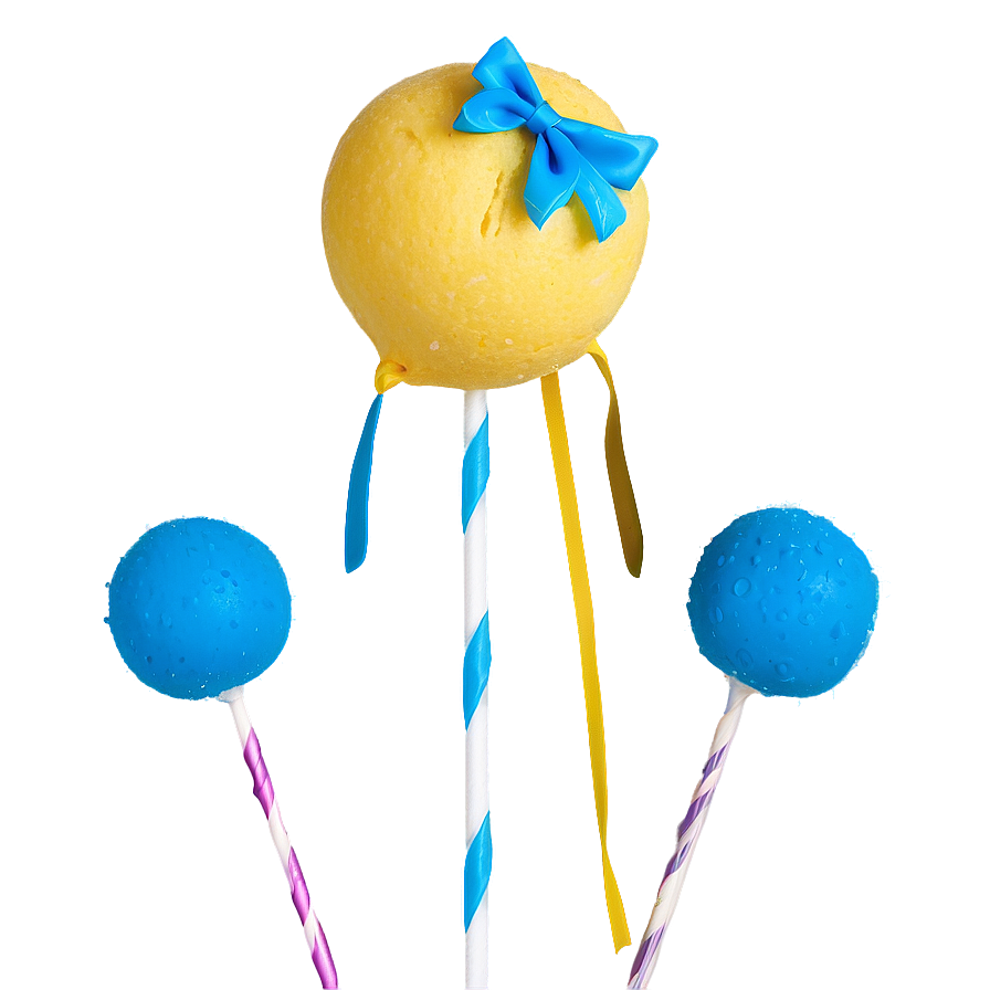 Lemon Cake Pops Png Wtq PNG image