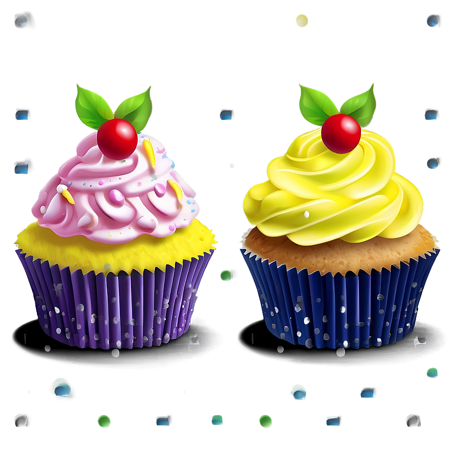 Lemon Cupcake Png 05032024 PNG image