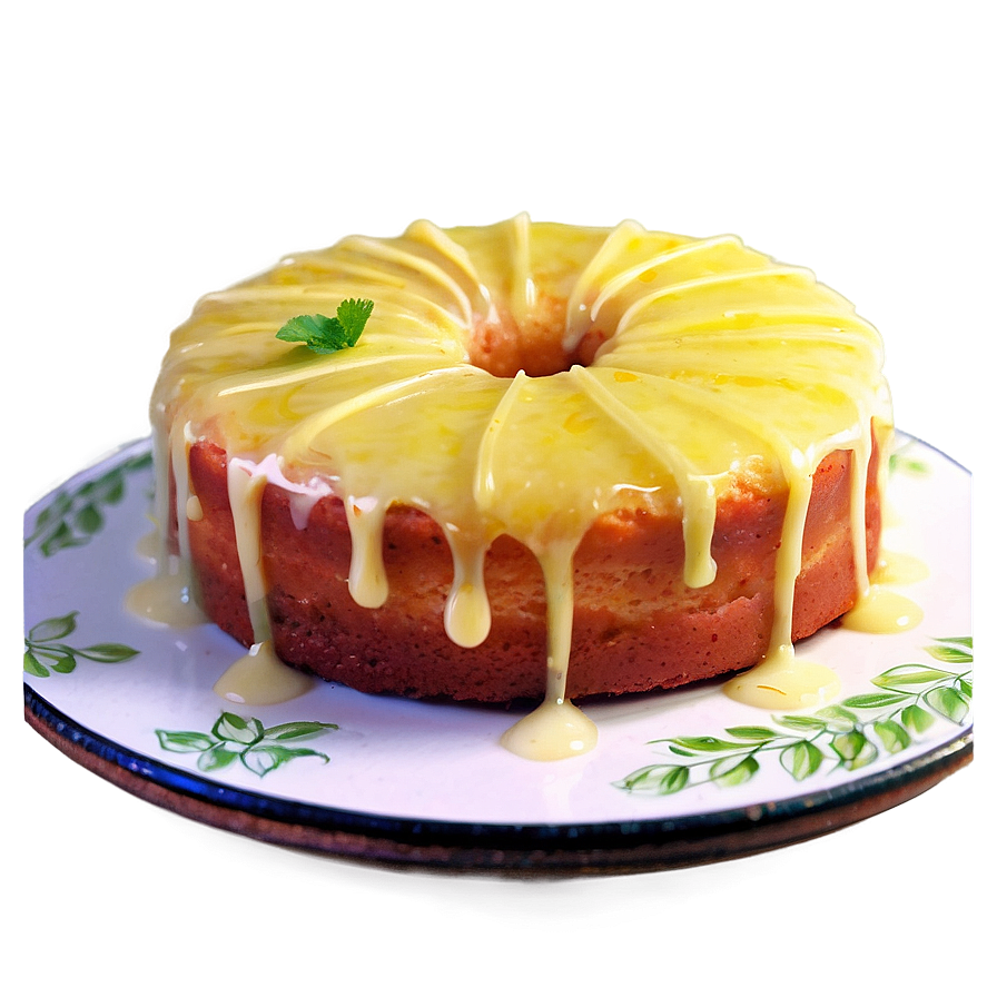 Lemon Drizzle Cake Png Mda20 PNG image