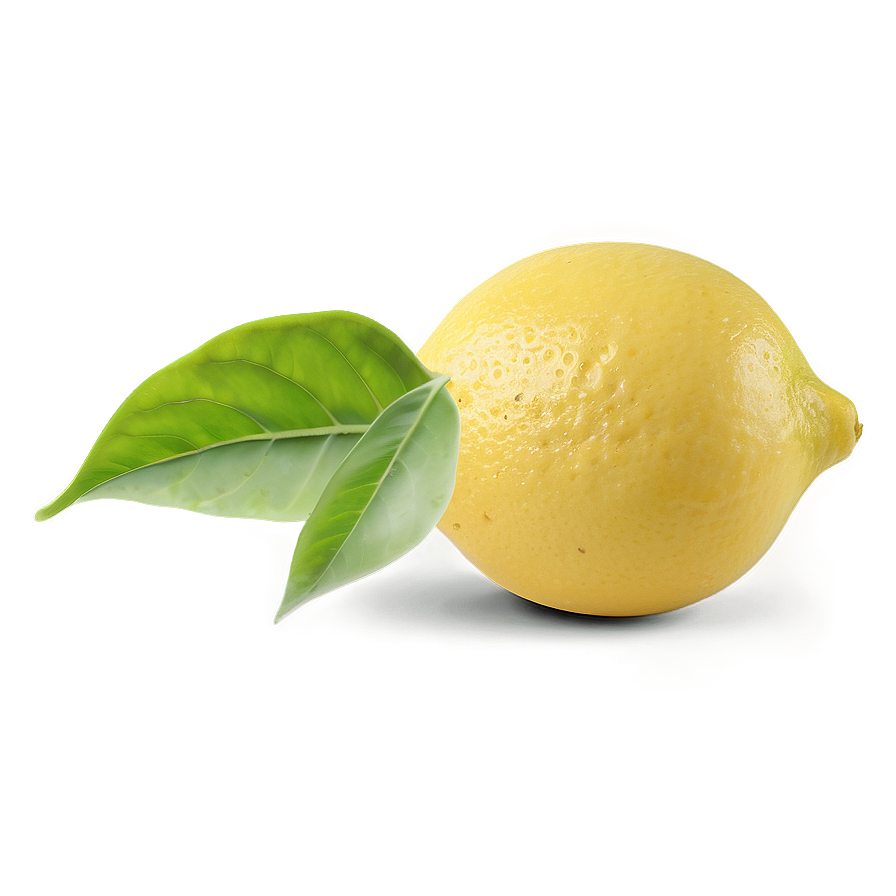 Lemon On White Background Png 6 PNG image