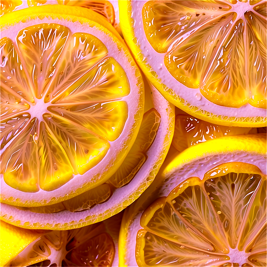 Lemon Slice Top View Png 05042024 PNG image