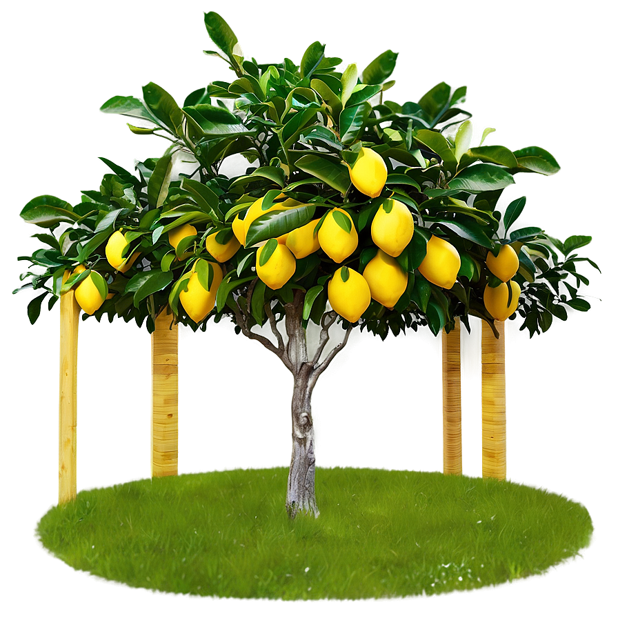 Lemon Tree In Field Png 06212024 PNG image