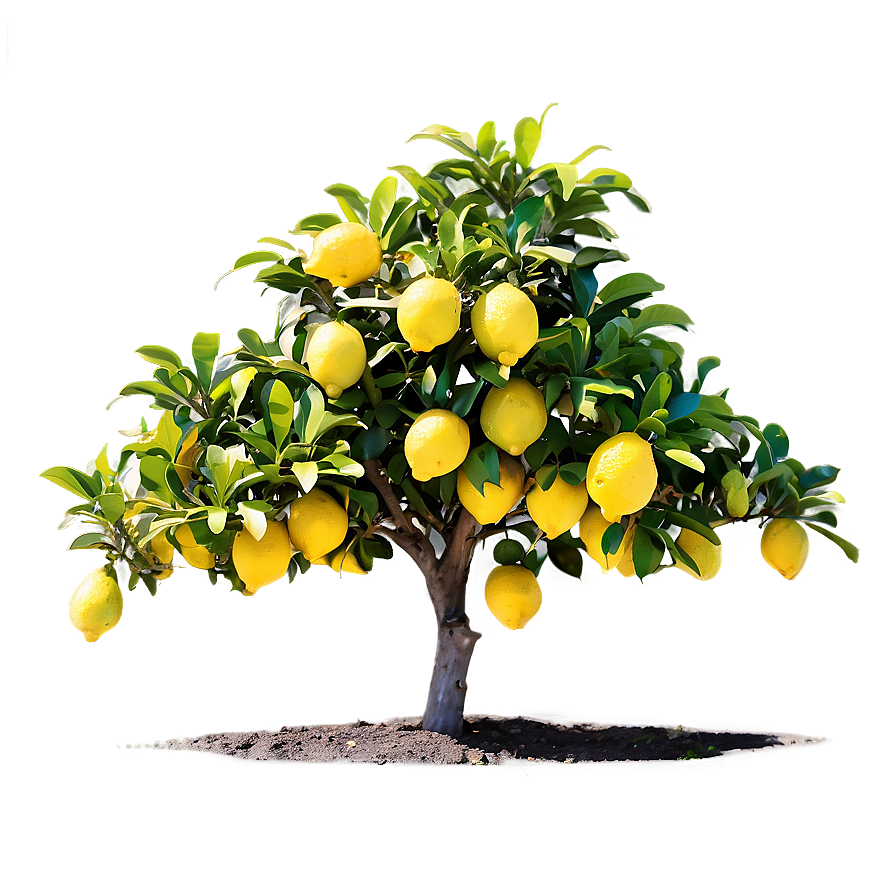 Lemon Tree On Hill Png 06212024 PNG image