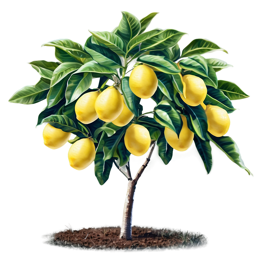 Lemon Tree Under Sunlight Png Nyc84 PNG image