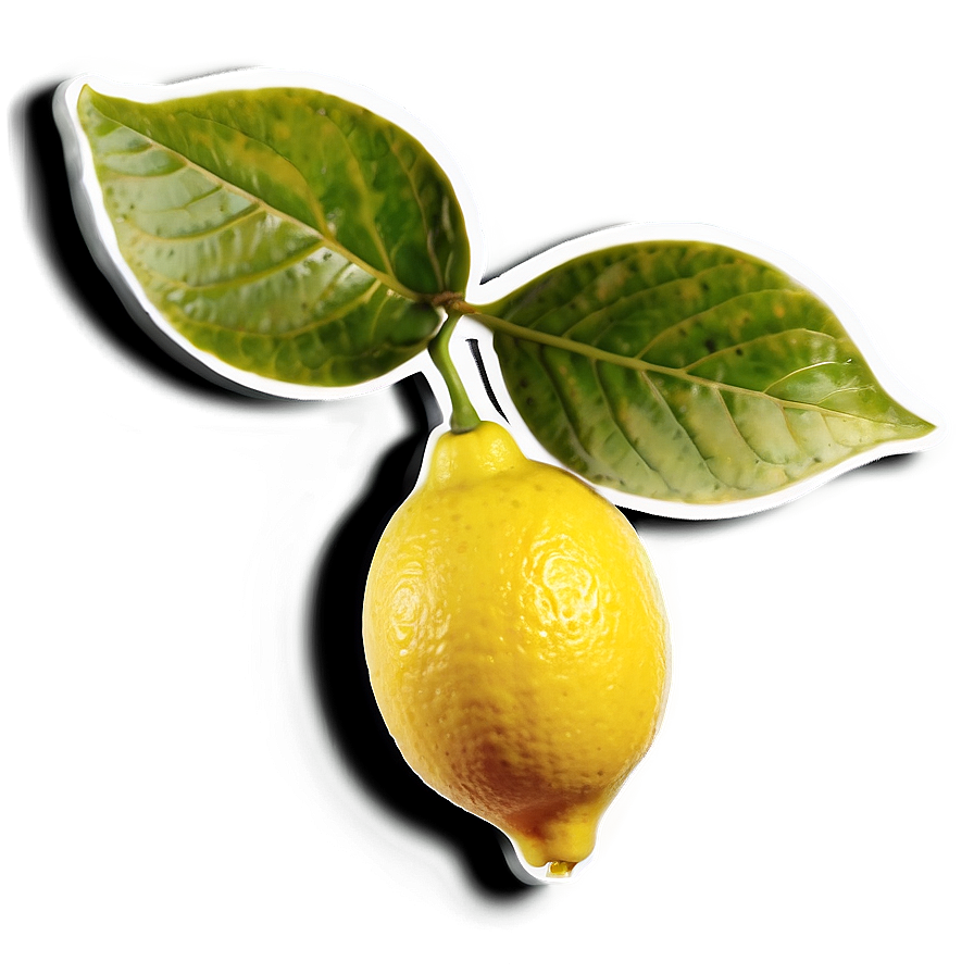 Lemon With Shadow Png 20 PNG image