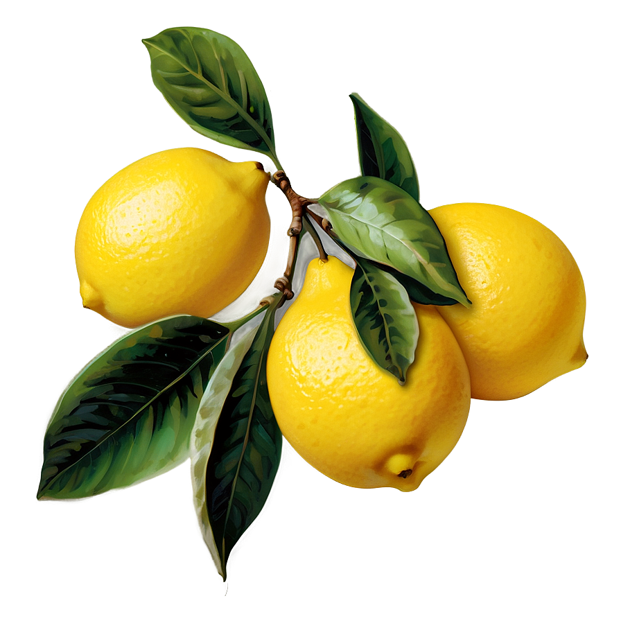 Lemons Branch Png Hbf PNG image