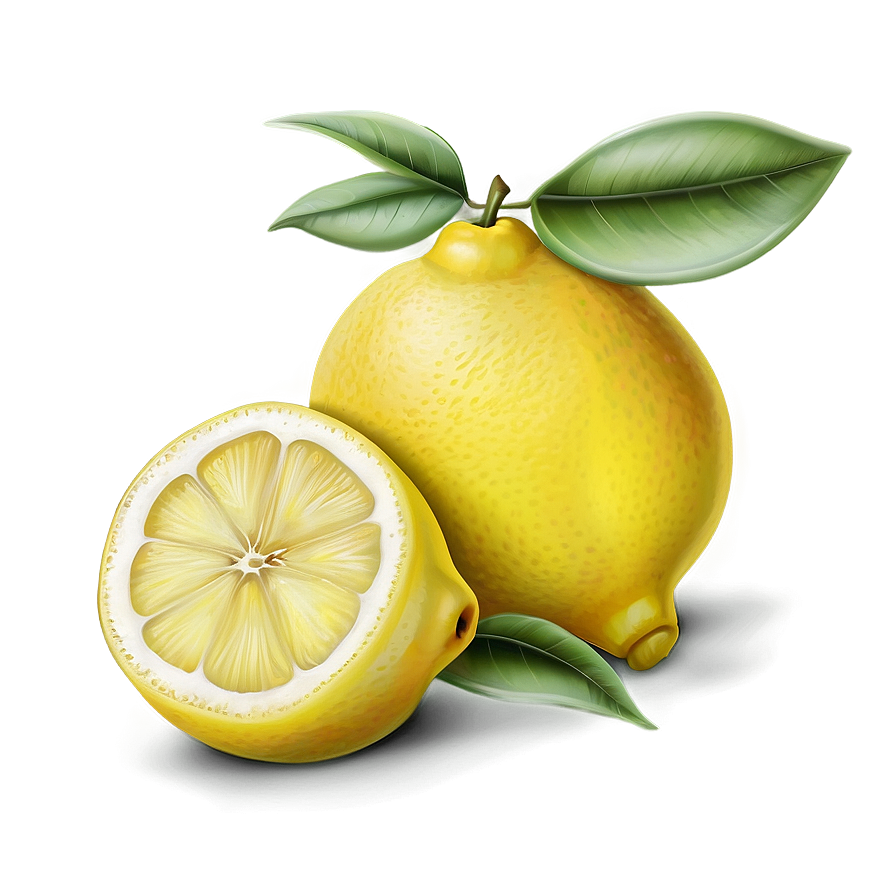 Lemons Drawing Png 06122024 PNG image