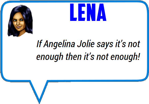 Lena Quote Graphic PNG image