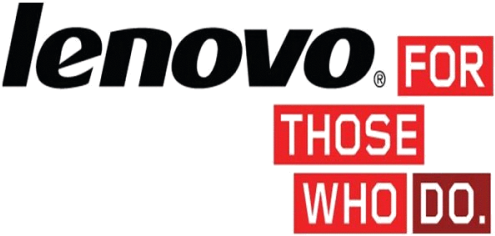 Lenovo Brand Slogan Logo PNG image