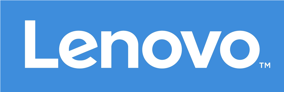 Lenovo Logo Blue Background PNG image