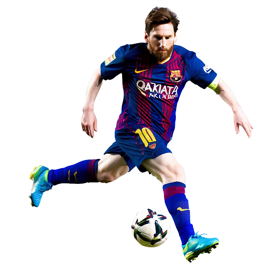 Leo Messi Action Shot Png 3 PNG image