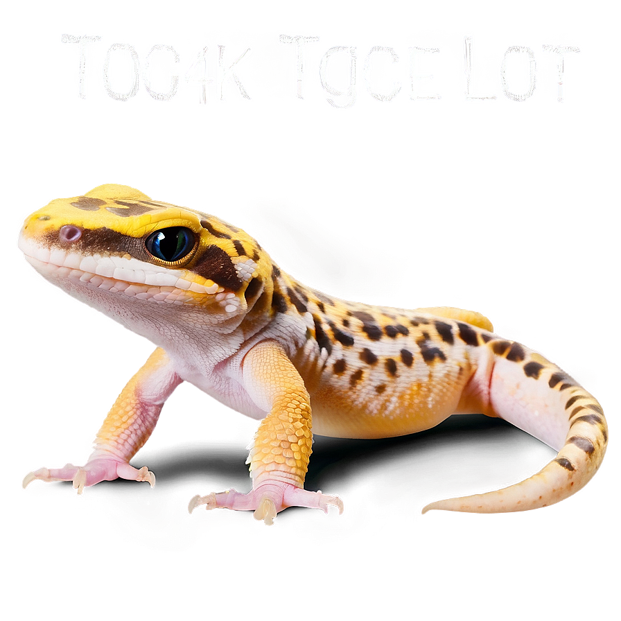 Leopard Gecko Tongue Out Png Psw PNG Image