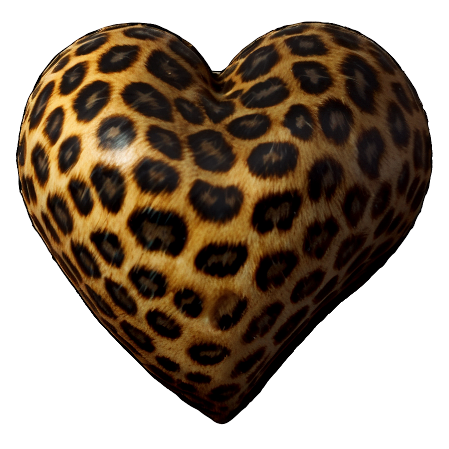 Leopard Heart Mystery Png Bvs PNG image