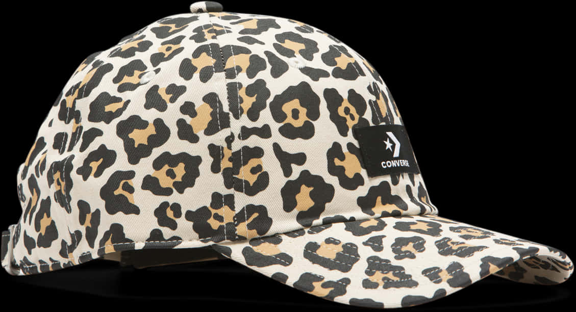 Leopard Print Converse Cap PNG image