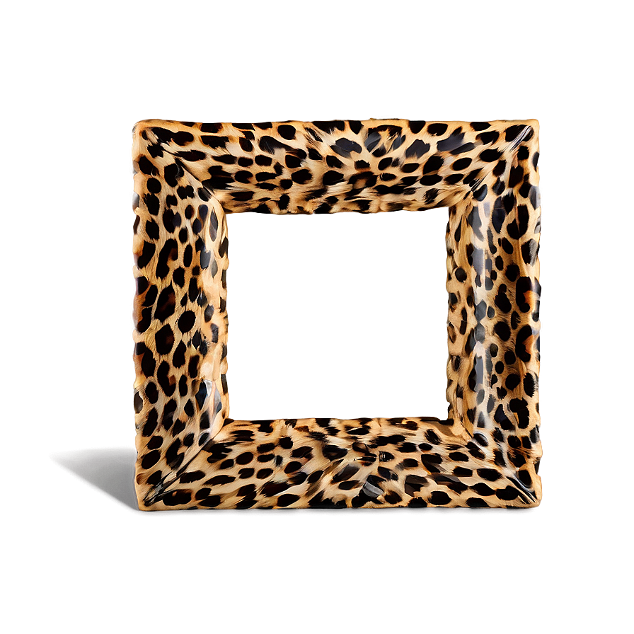 Leopard Print Frame Png Jeh PNG image