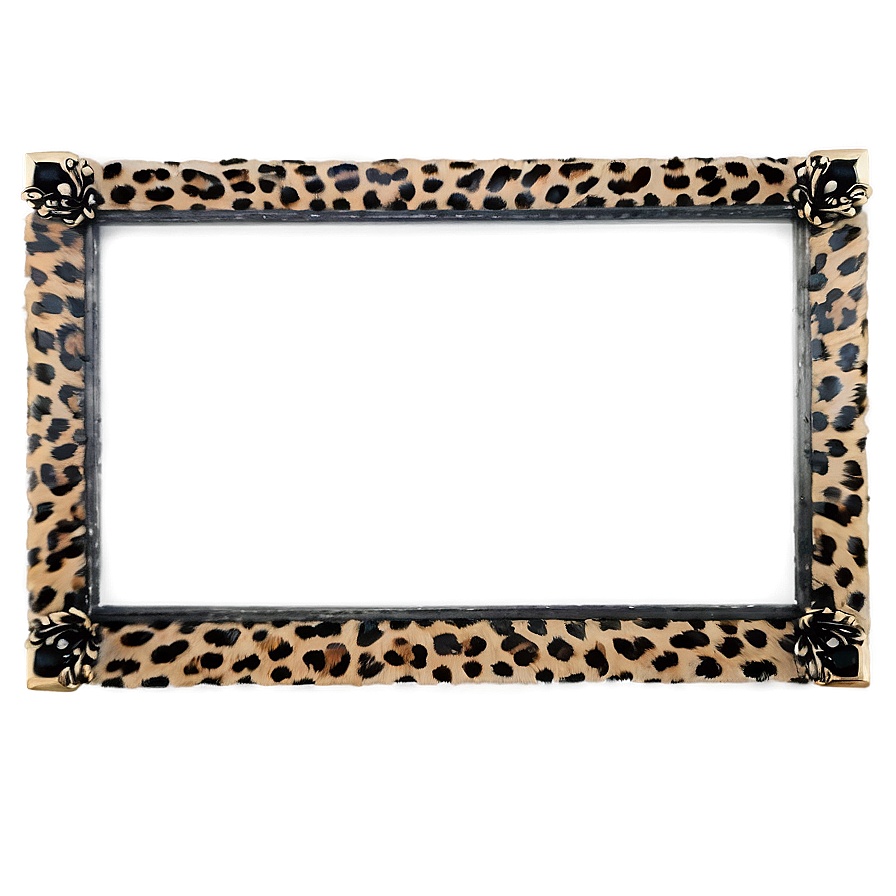 Leopard Print Frame Png Rfx PNG image