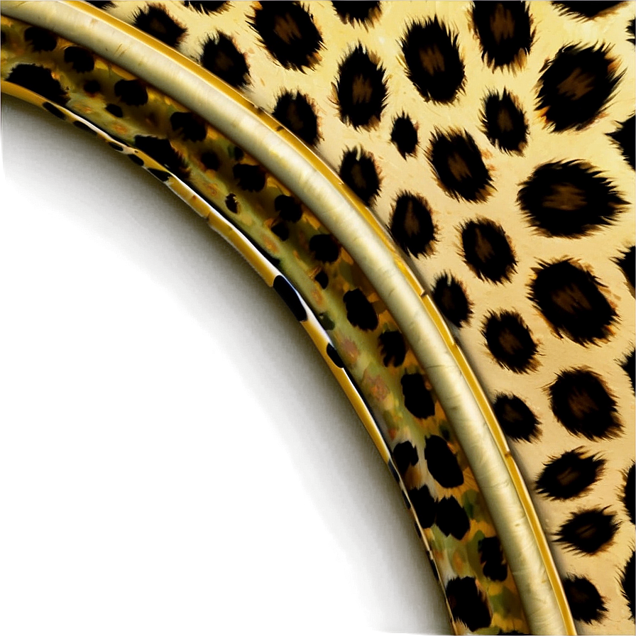 Leopard Print Frame Png Wym PNG image