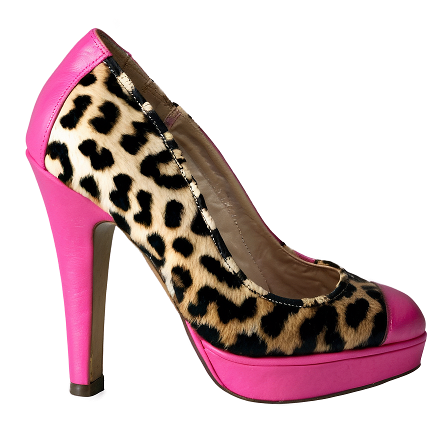 Leopard Print High Heels Png 39 PNG image