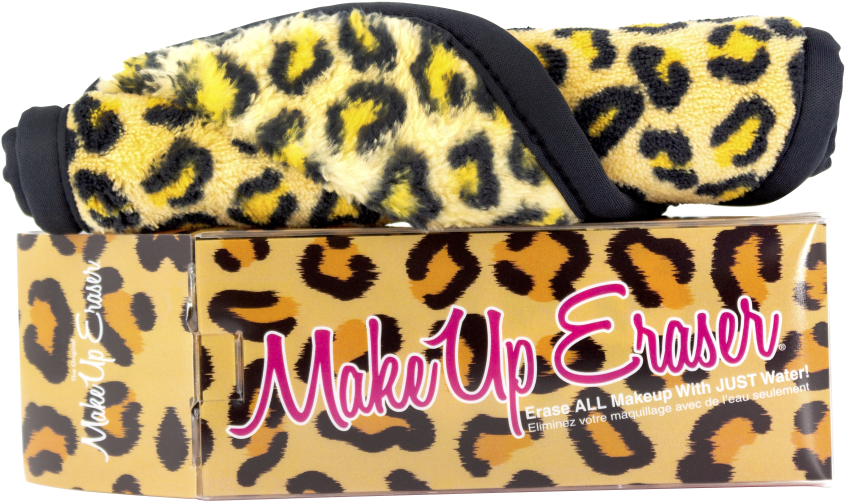 Leopard Print Makeup Eraserwith Box PNG image