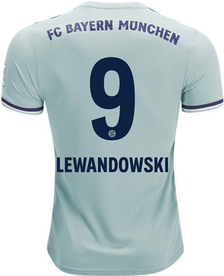 Lewandowski Bayern Munich Jersey Number9 PNG image