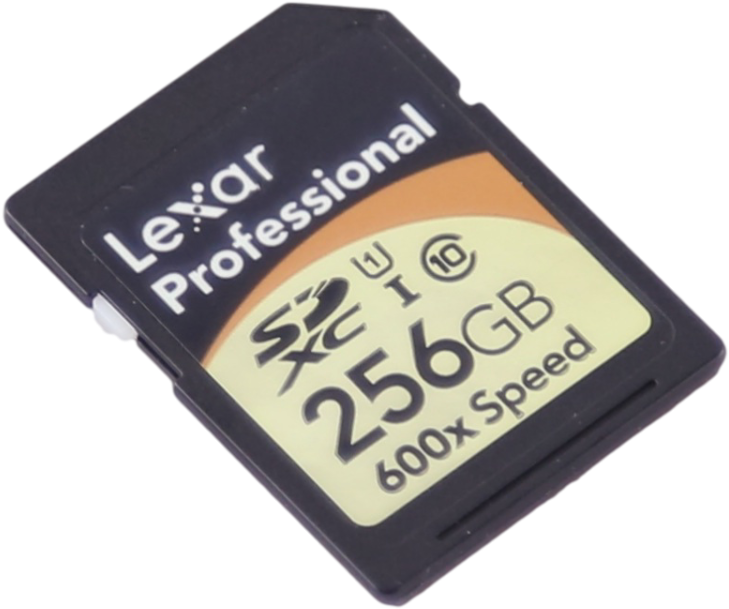 Lexar256 G B S D Card Professional PNG image