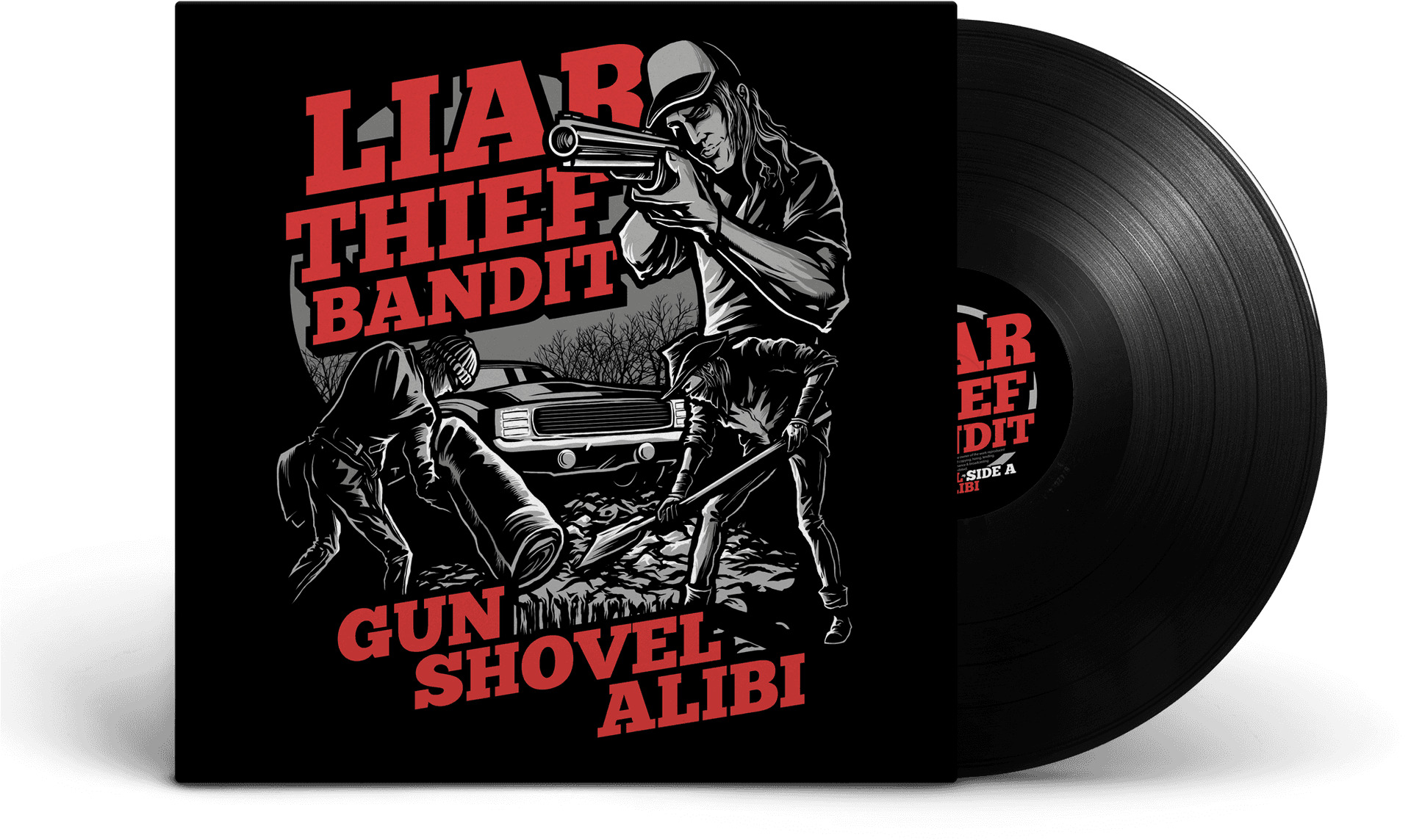 Liar Thief Bandit Vinyl Cover PNG image