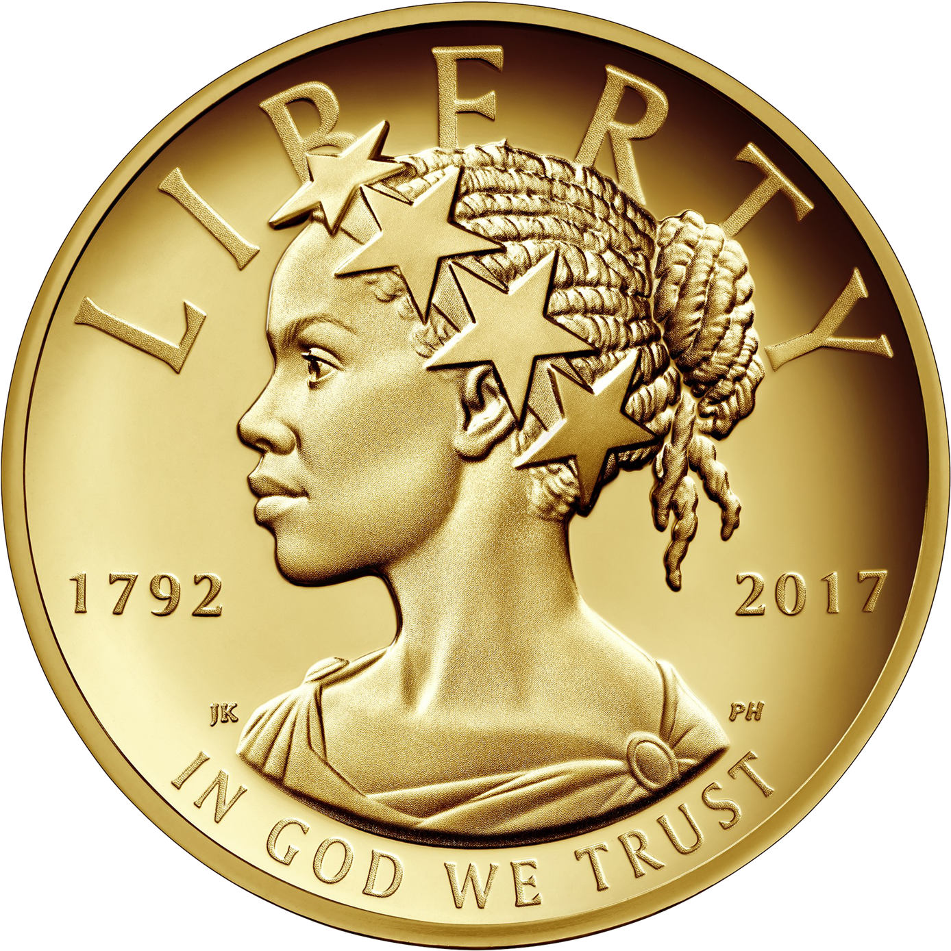 Liberty Trust Gold Coin2017 PNG image