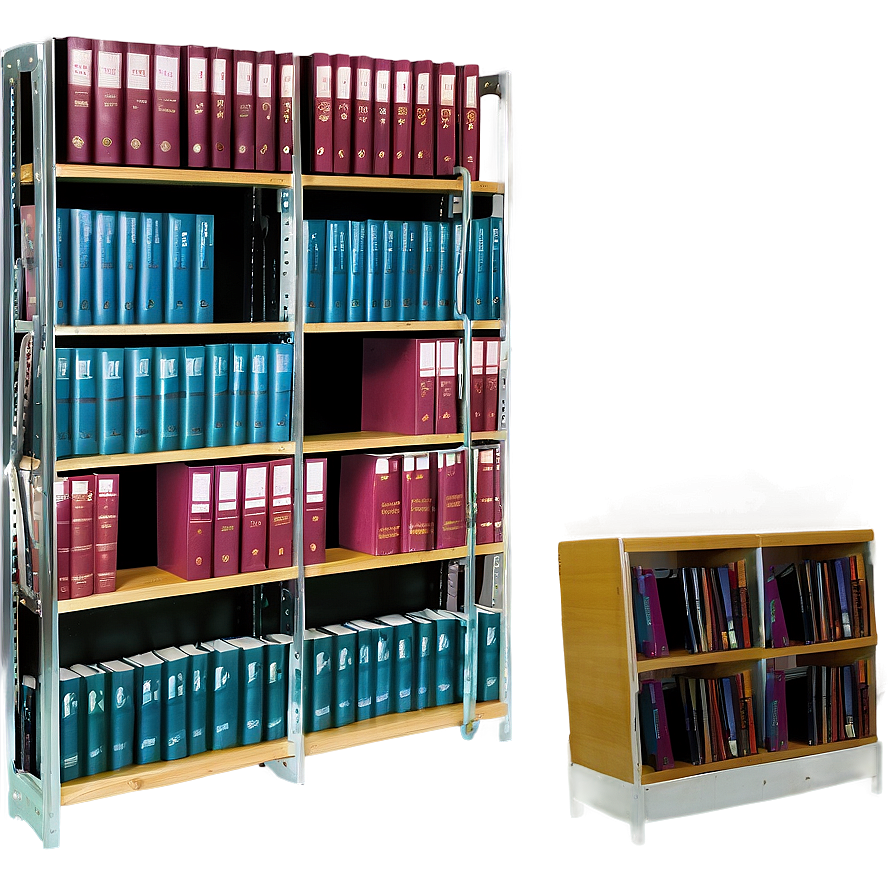 Library Shelves With Books Png 86 PNG image