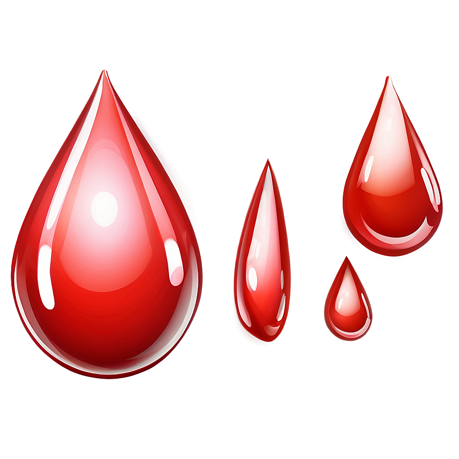 Life's Fluid: Red Blood Drop Png 04302024 PNG image