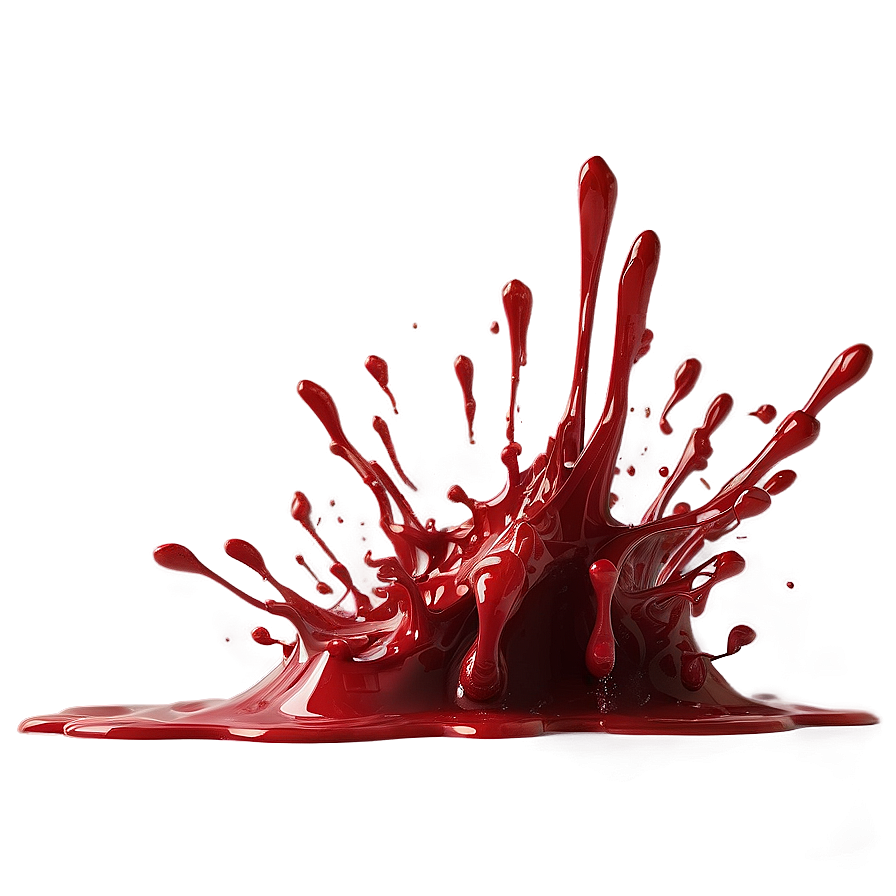 Life's Sanguine Fluid: Blood Splash Art Png 26 PNG image